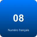 Logo Les numéros 08 français
