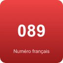 Logo Les numéros 089 français